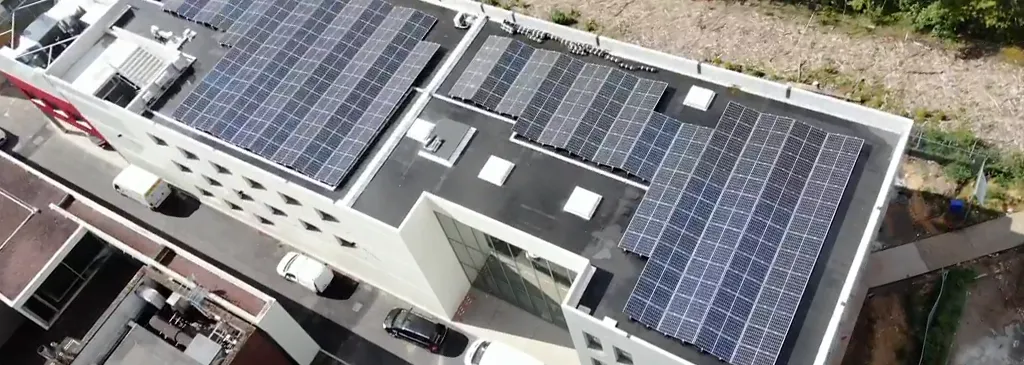 installation photovoltaïque sur école d'ingénieur